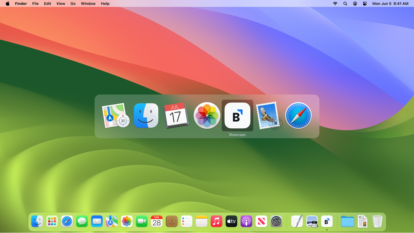 Bluescape electron desktop application